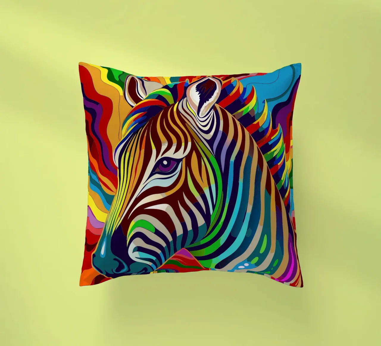 zebra vettoriale fullcolor cuscino da onelife