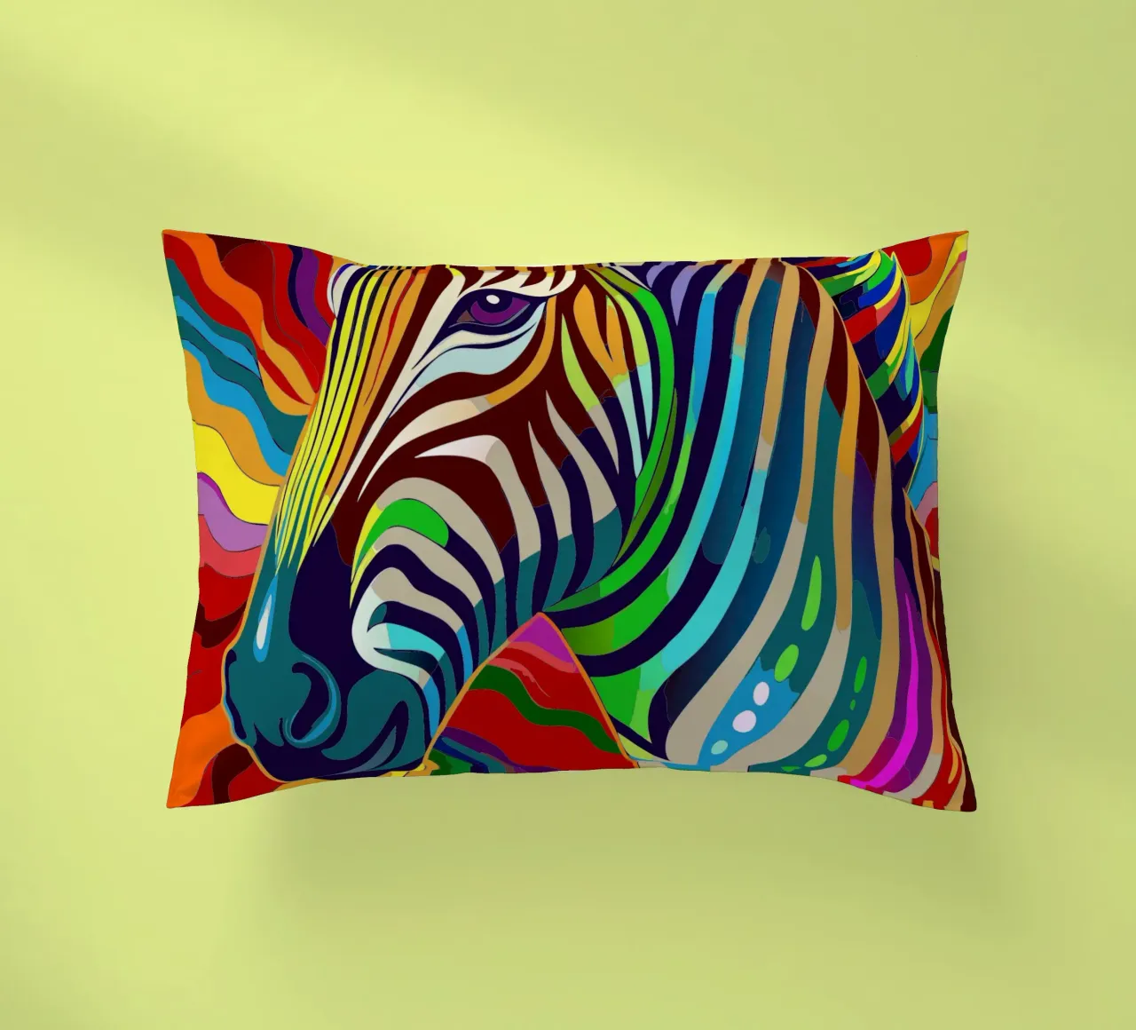 zebra vettoriale fullcolor cuscino da onelife