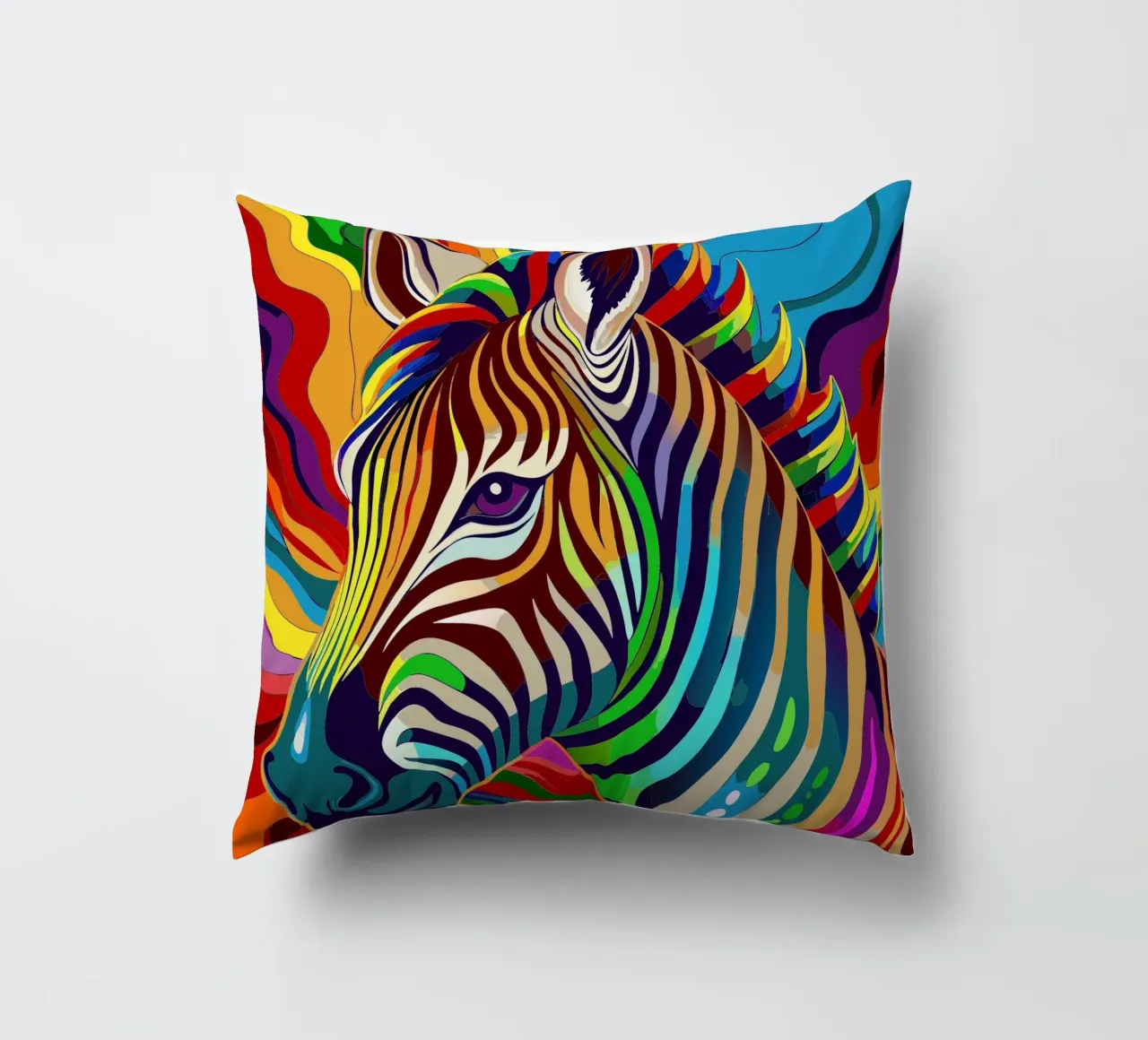 zebra vettoriale fullcolor cuscino da onelife