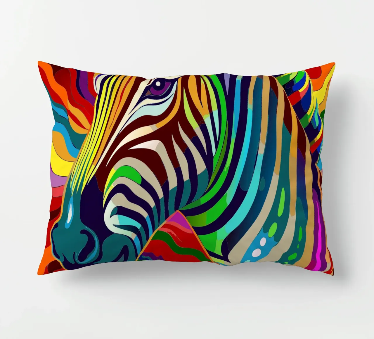 zebra vettoriale fullcolor cuscino da onelife