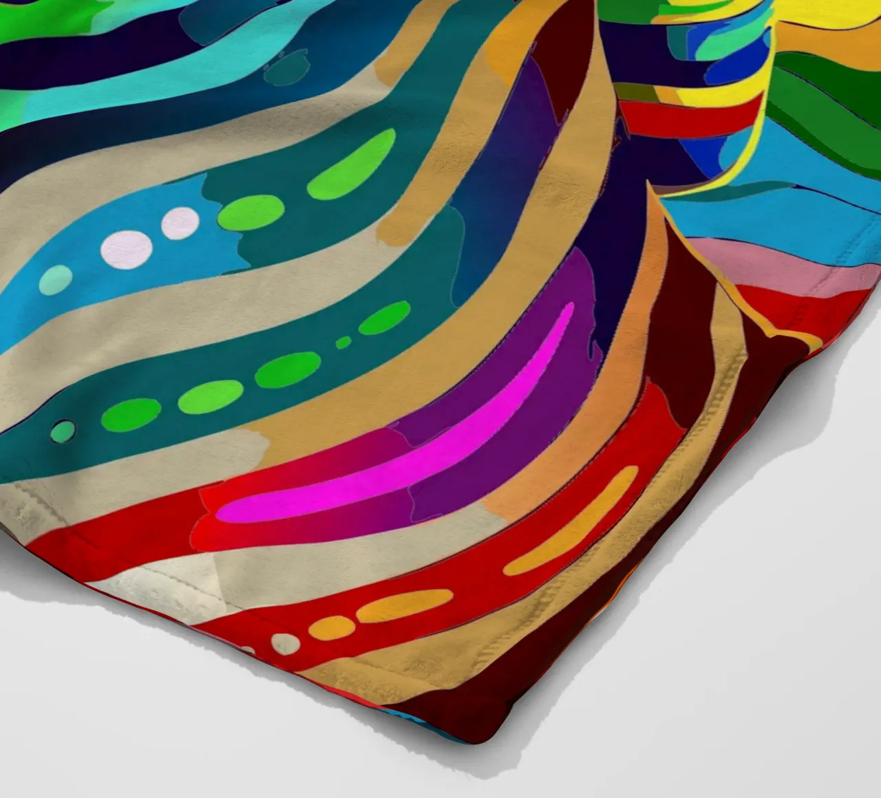zebra vettoriale fullcolor coperta in pile da onelife
