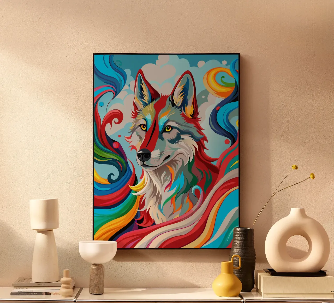 wolf vector fullcolor plexiglass da onelife