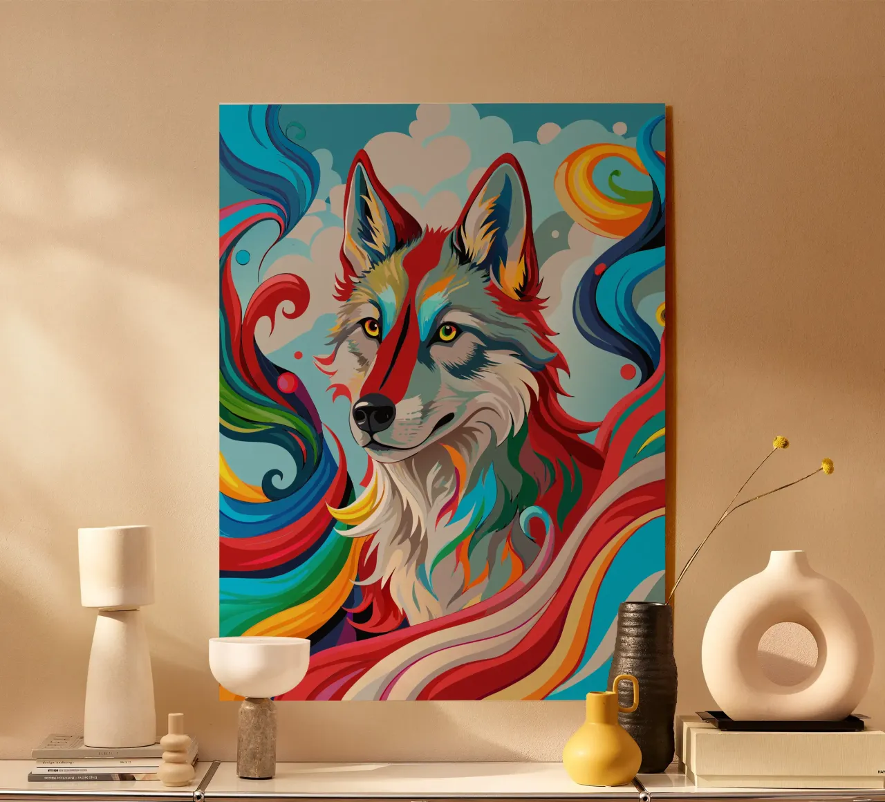 wolf vector fullcolor acryl van onelife