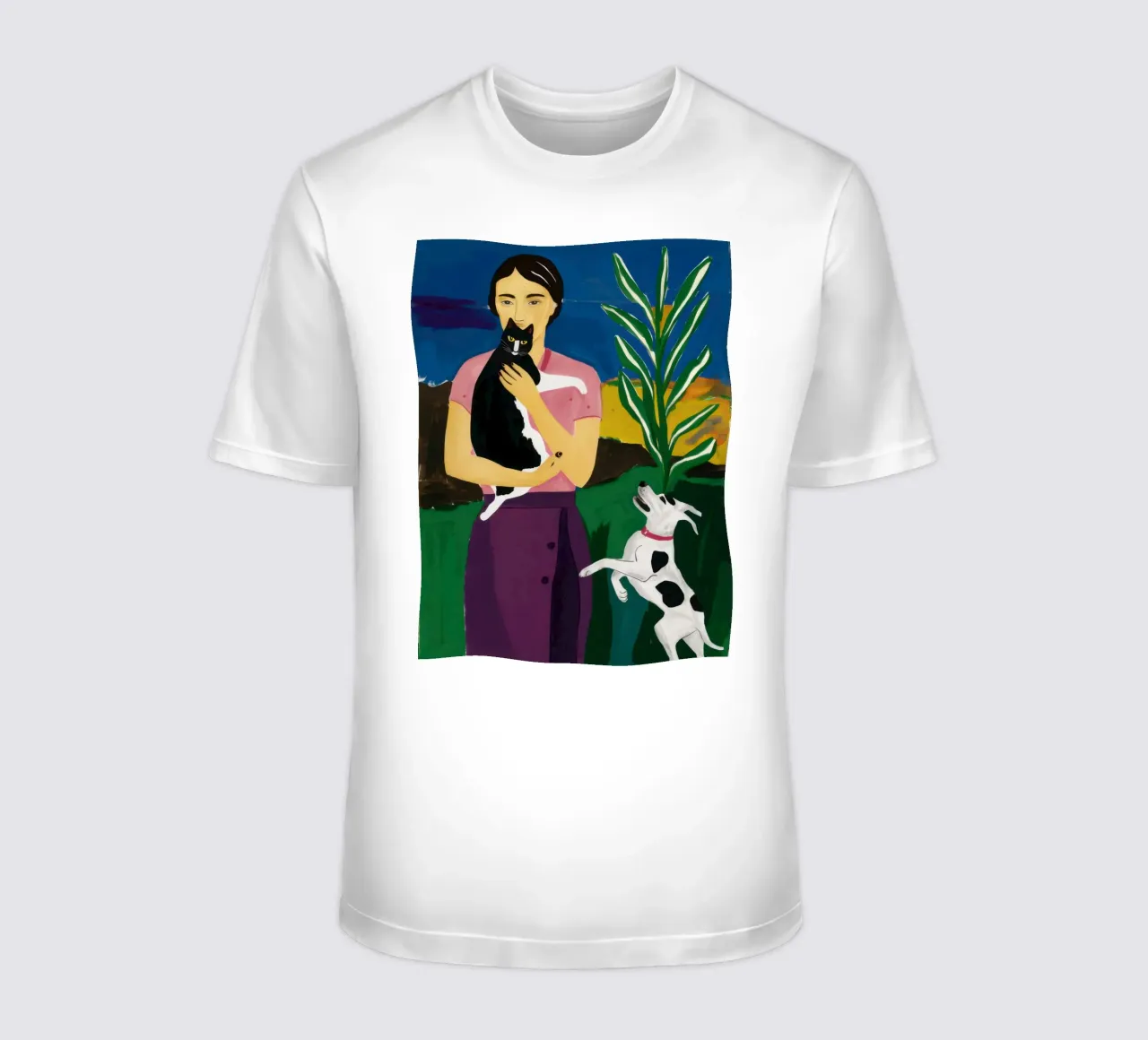 Abbraccio del compagno canino t-shirt da Marigold Tiga
