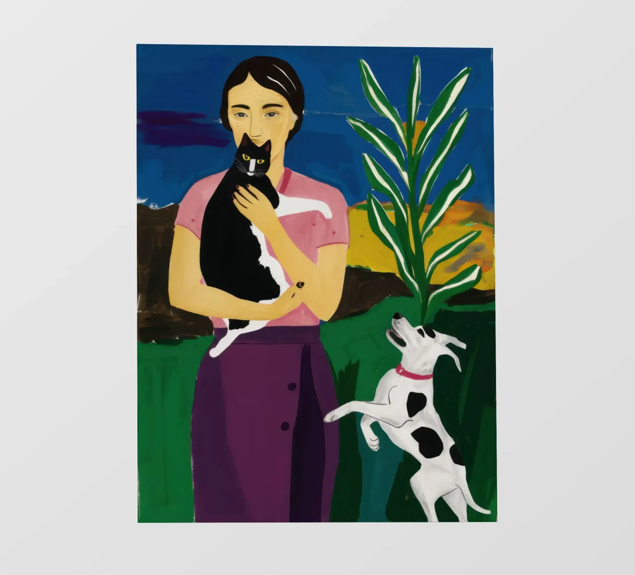 Abbraccio del compagno canino telo in pvc da Marigold Tiga