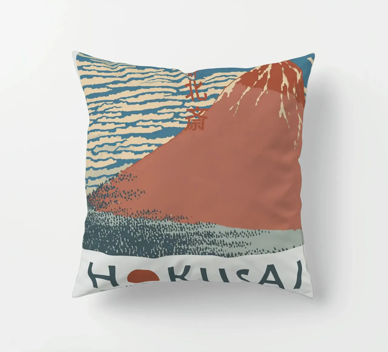 Fine Wind Clear Morning decorative cushion by Richard Wickham