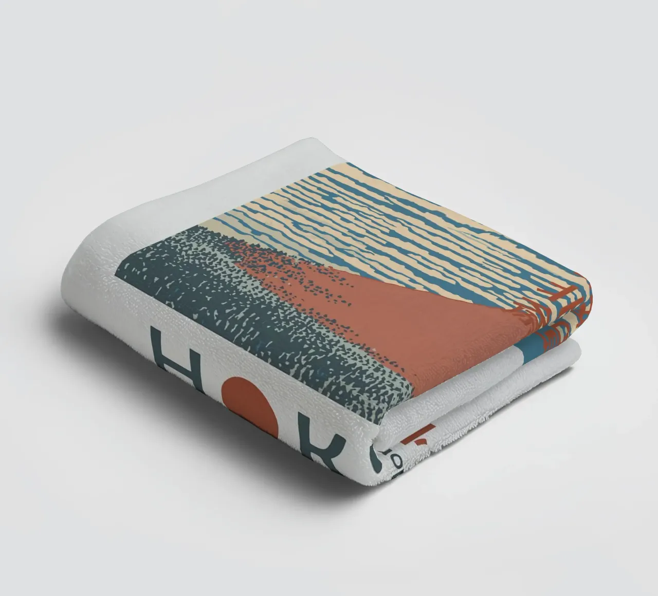 Fine Wind Clear Morning towel by Richard Wickham