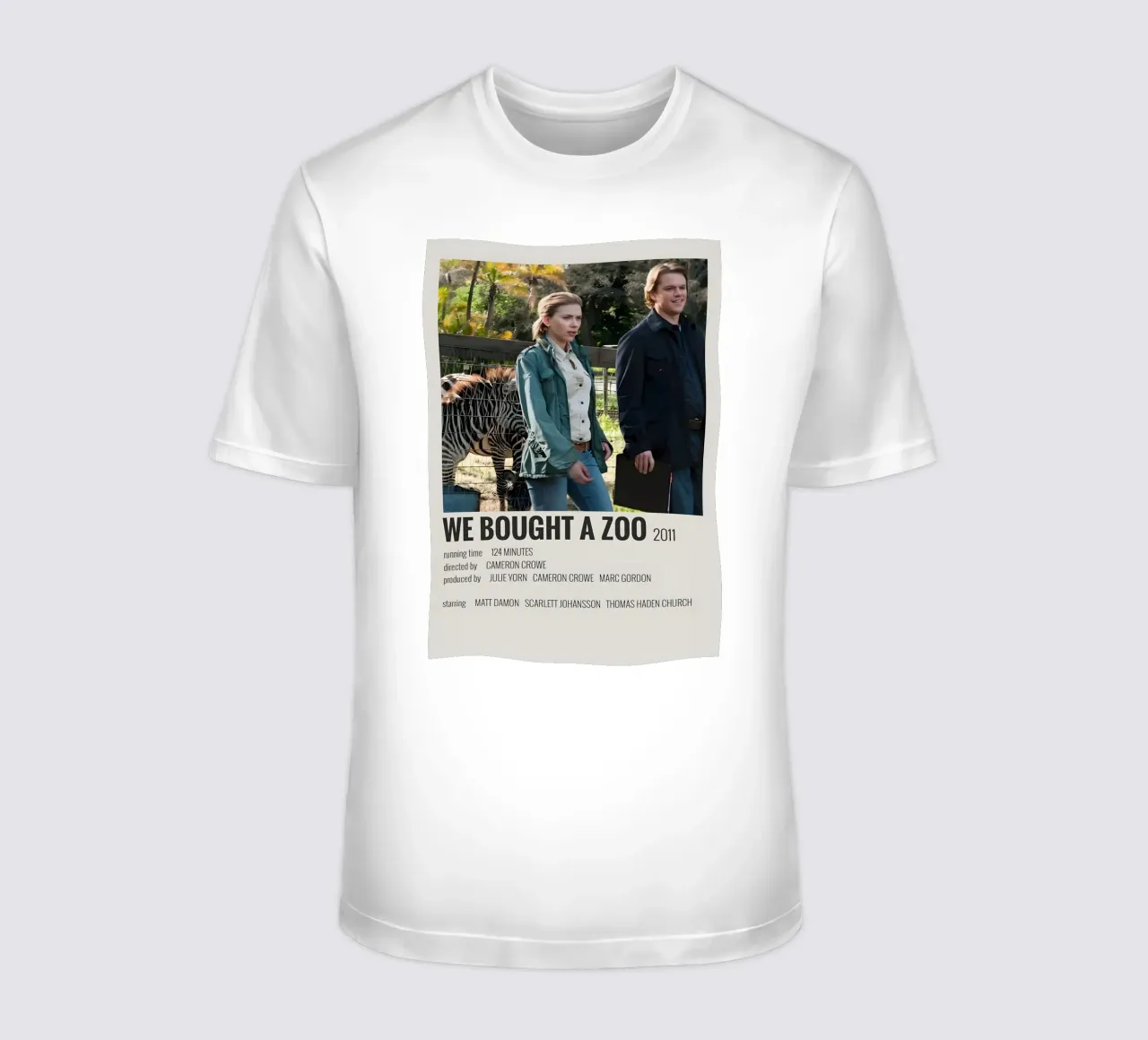 WE BOUGHT A ZOO 2011 t-shirt by MVFminimalist