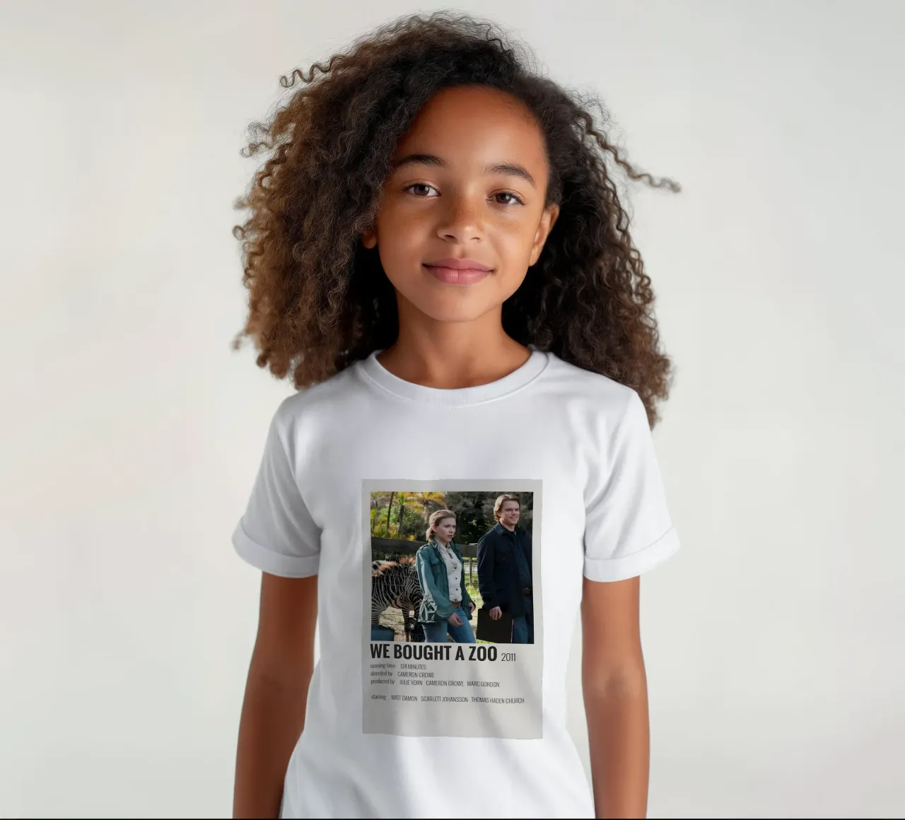 WE BOUGHT A ZOO 2011 kids t-shirt by MVFminimalist