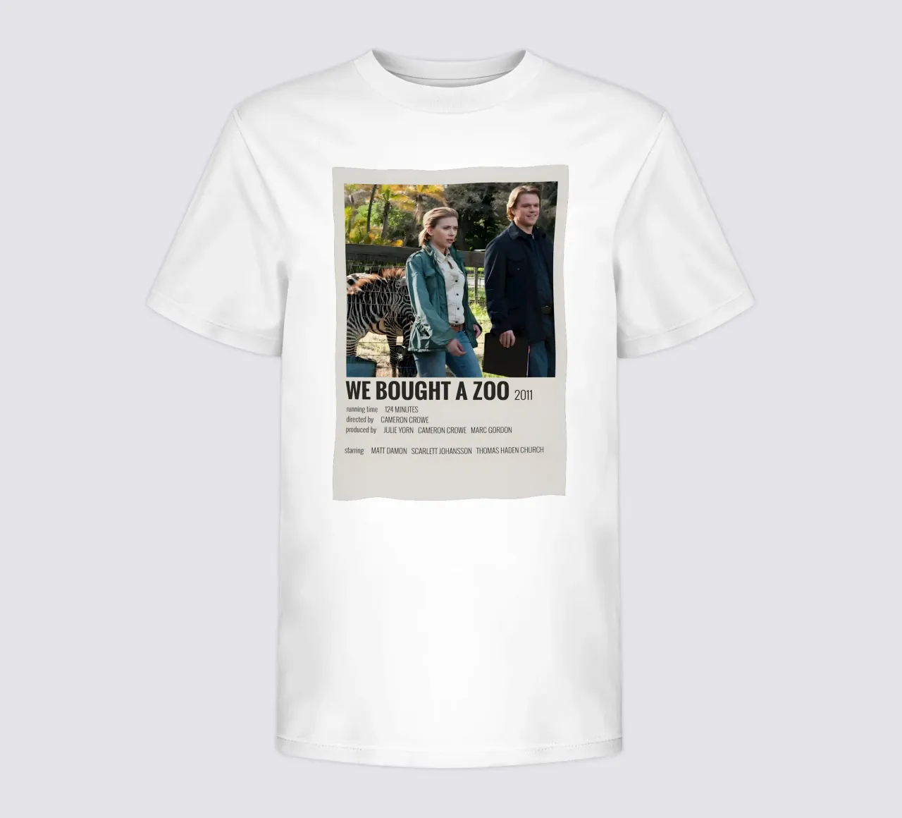 WE BOUGHT A ZOO 2011 kids t-shirt by MVFminimalist