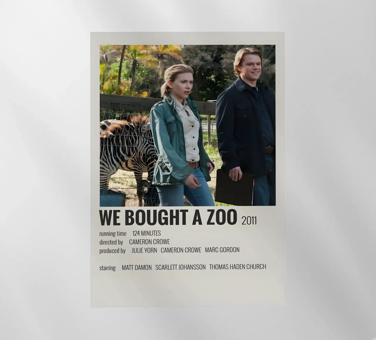 WE BOUGHT A ZOO 2011 pellicola backlit da MVFminimalist