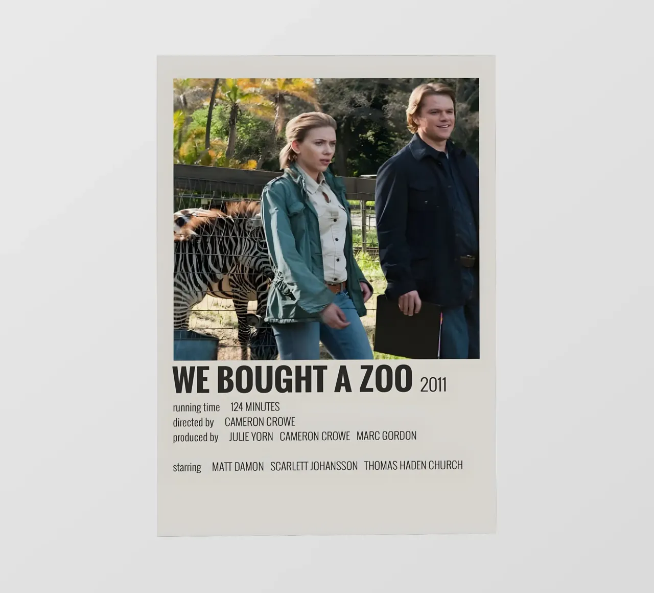 WE BOUGHT A ZOO 2011 photo wallpaper by MVFminimalist