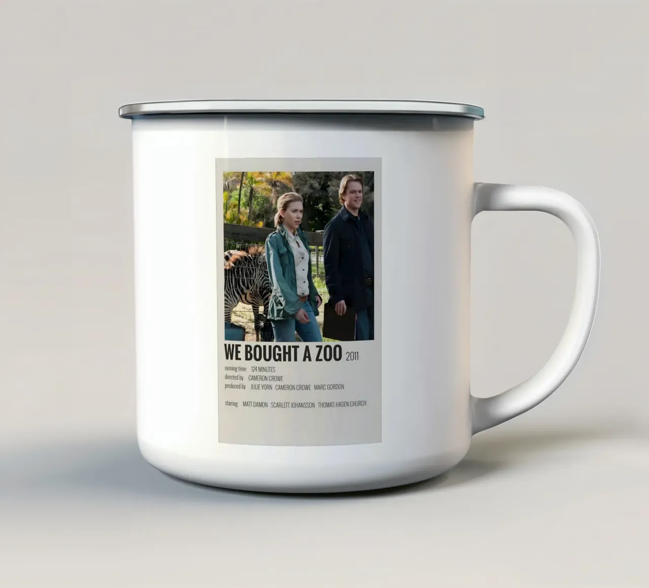 WE BOUGHT A ZOO 2011 tazza in smalto da MVFminimalist
