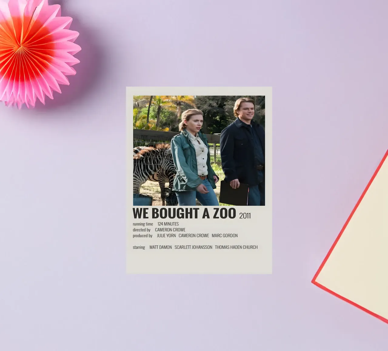 WE BOUGHT A ZOO 2011 autocollant de MVFminimalist