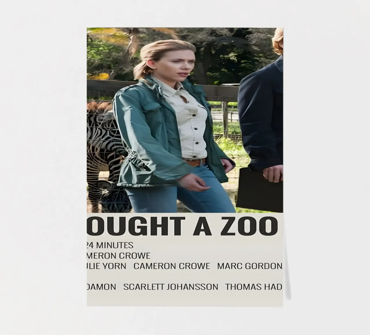 WE BOUGHT A ZOO 2011 Stickerbogen von MVFminimalist