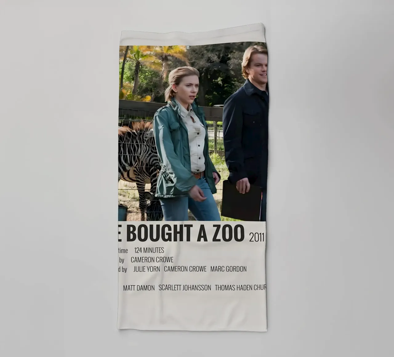 WE BOUGHT A ZOO 2011 asciugamano da bagno da MVFminimalist