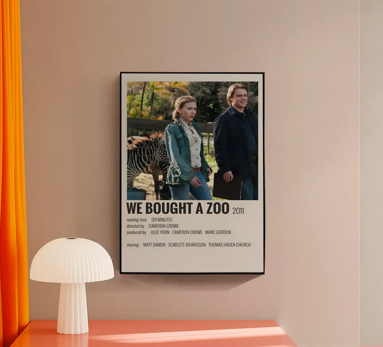 WE BOUGHT A ZOO 2011 metacrilato de MVFminimalist