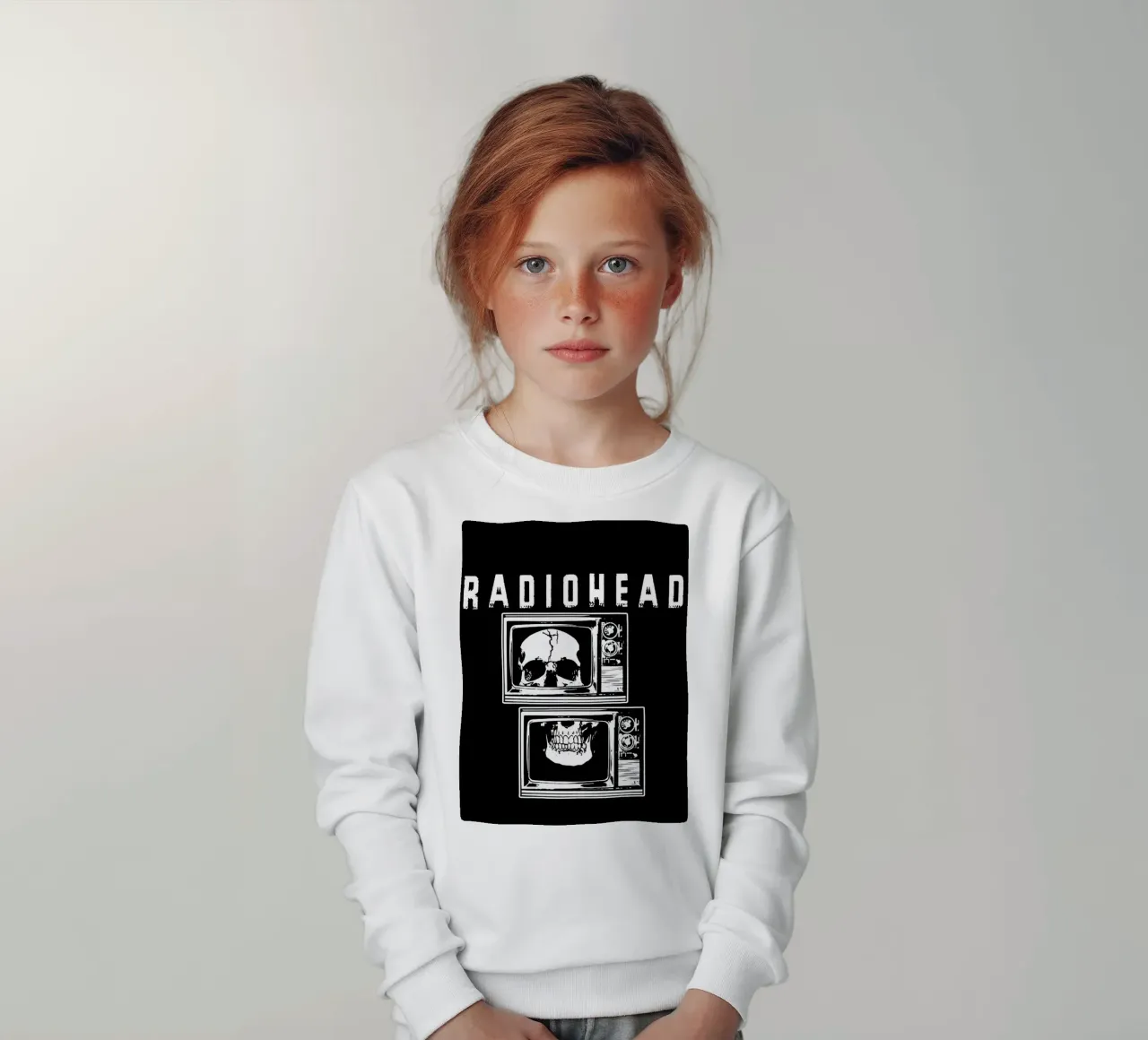 band rediohead felpa bambino da vanhesling