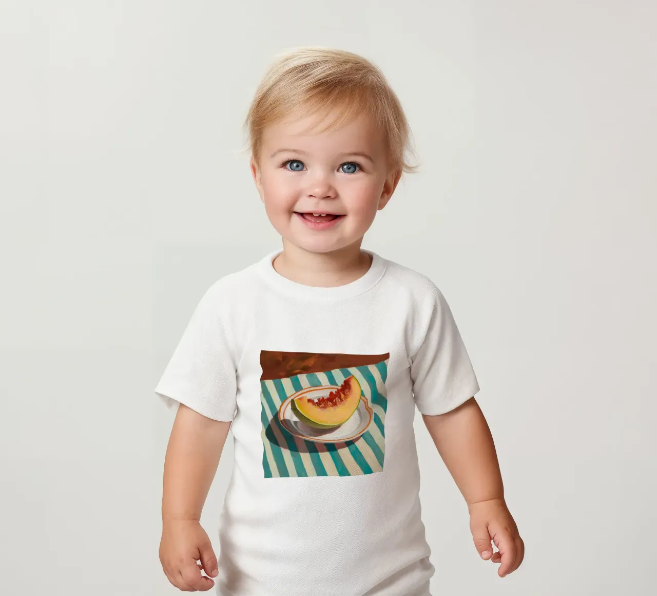 Mesa a rayas Melón camiseta de bebé de Haven Fantasy