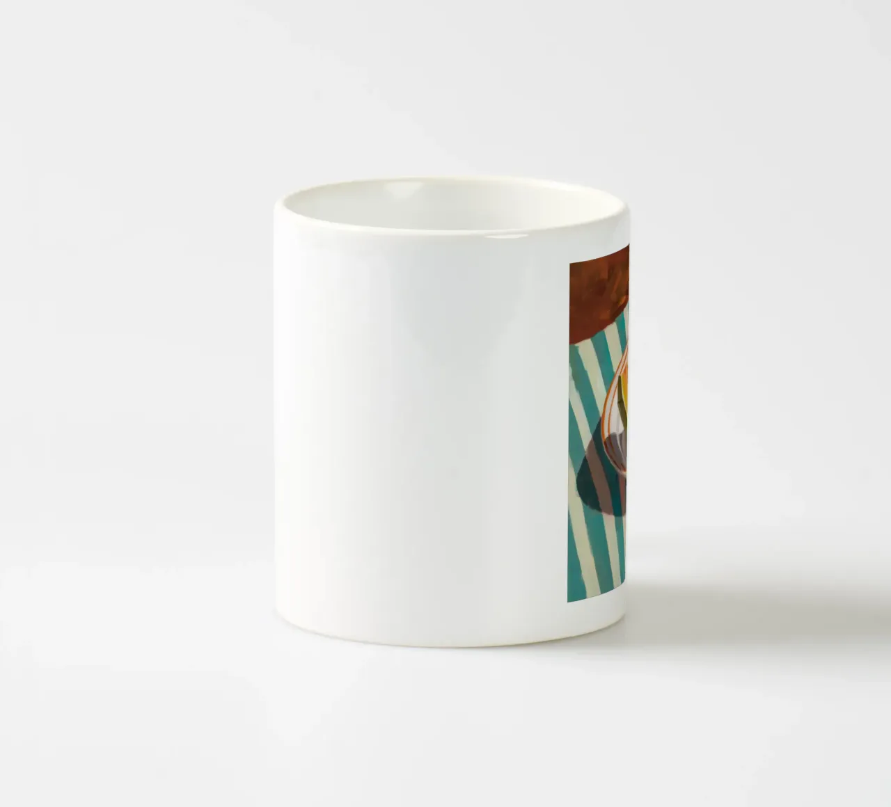 Melone da tavola a righe tazza in ceramica da Haven Fantasy