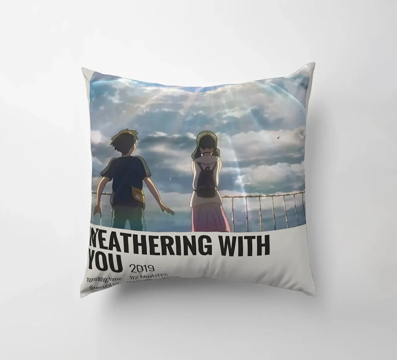 WEATHERING WITH YOU 2019 cuscino da MVFminimalist