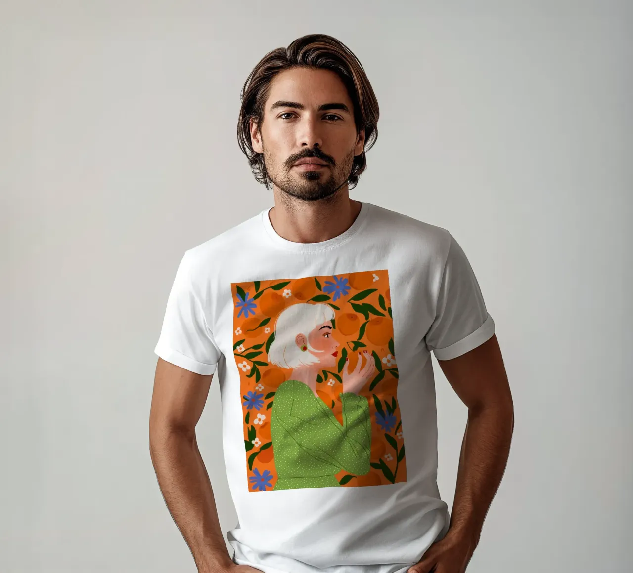 Maglione verde Serenity t-shirt da Marigold Tiga