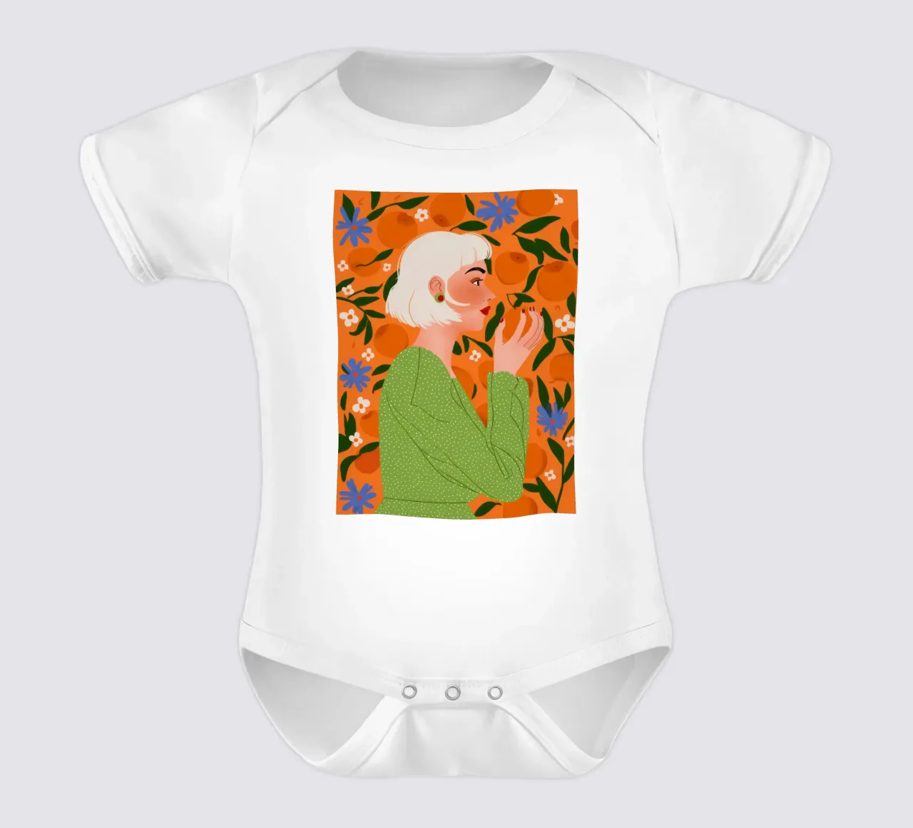 Pull-over vert Sérénité body bébé de Marigold Tiga