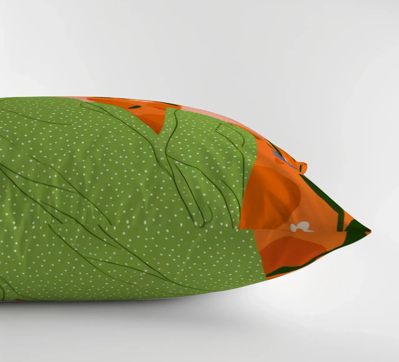 Maglione verde Serenity cuscino da Marigold Tiga