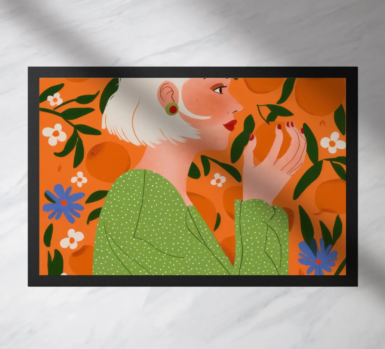 Maglione verde Serenity zerbino da Marigold Tiga