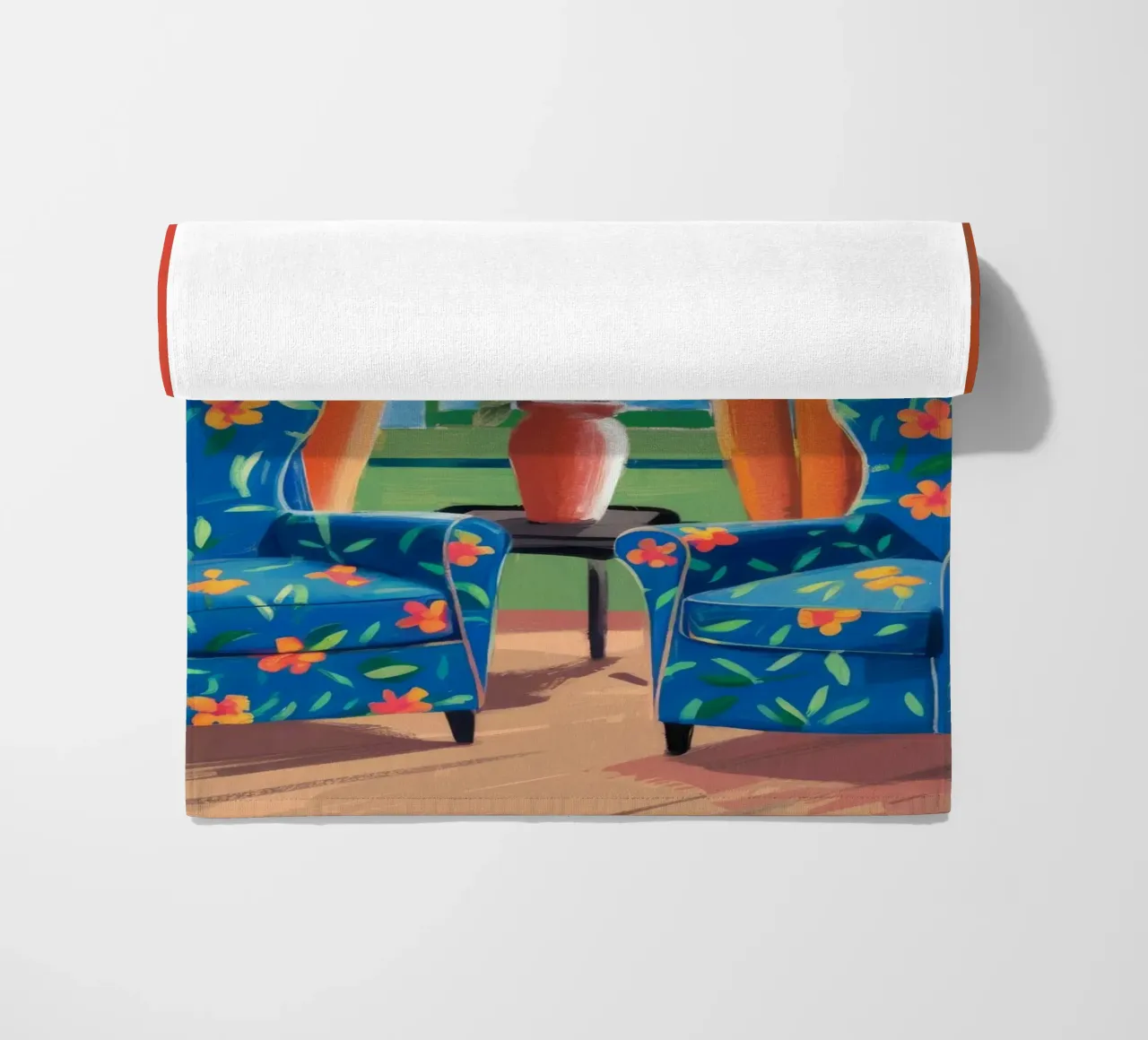 Duo di poltrone floreali telo mare da Haven Fantasy