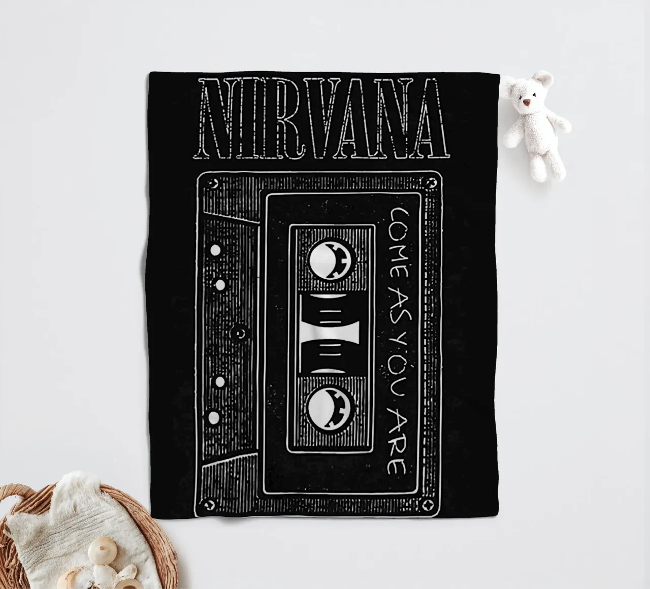 band dei nirvana coperta in pile da vanhesling