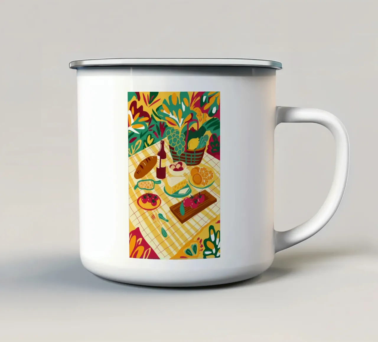 Coperta da picnic Banchetto tazza in smalto da Marigold Tiga