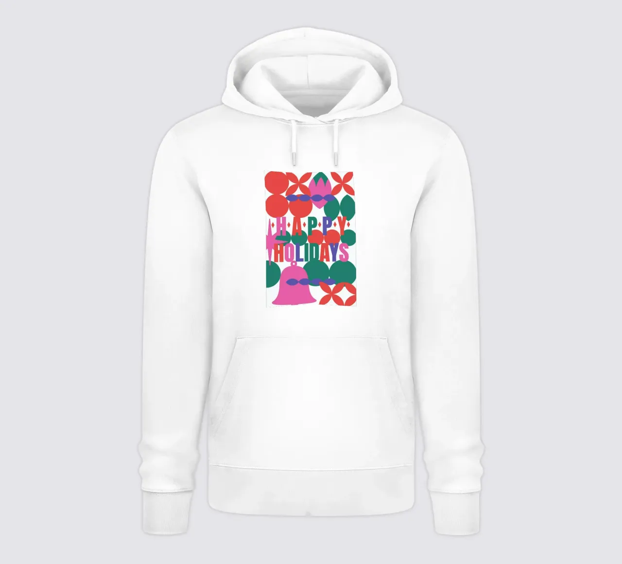 Happy Holidays felpa con cappuccio da Mariery Young