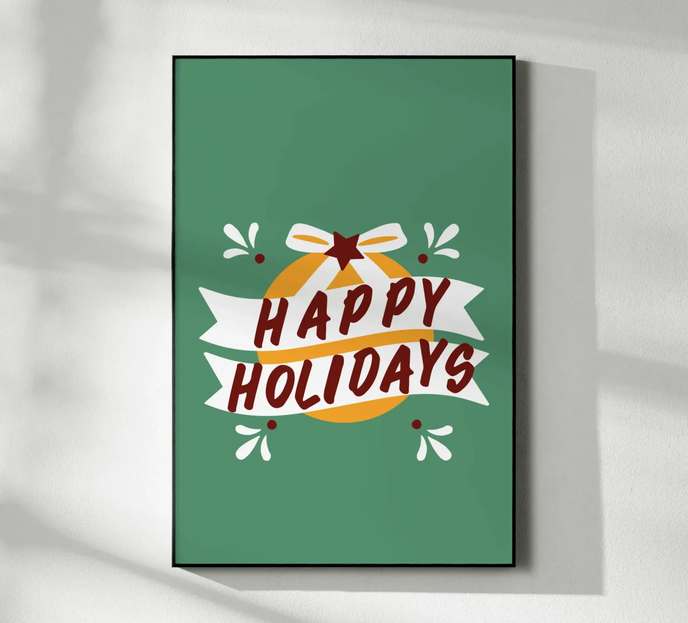 Joyeuses fêtes plexiglas de Mariery Young