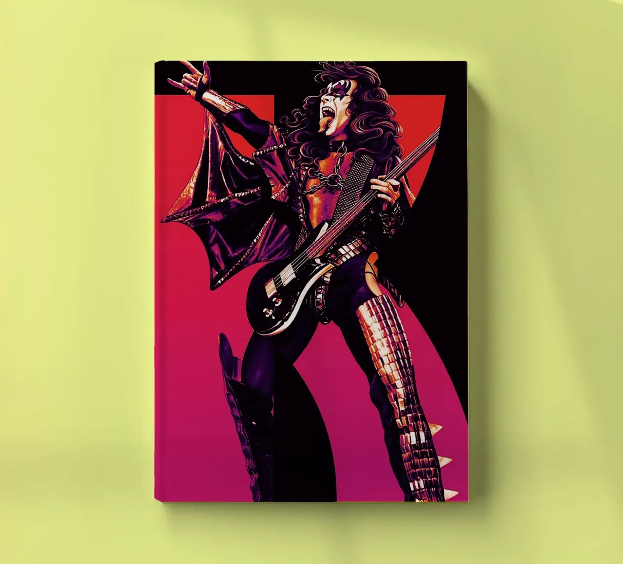 kiss band notebook by vanhesling