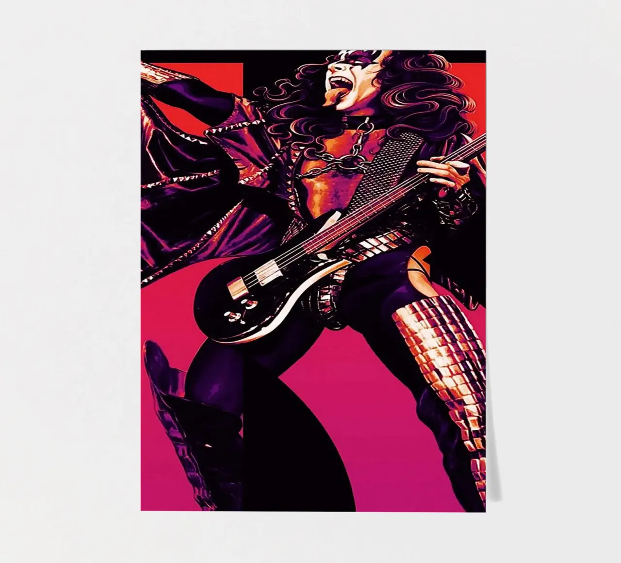 kiss band sticker sheet by vanhesling