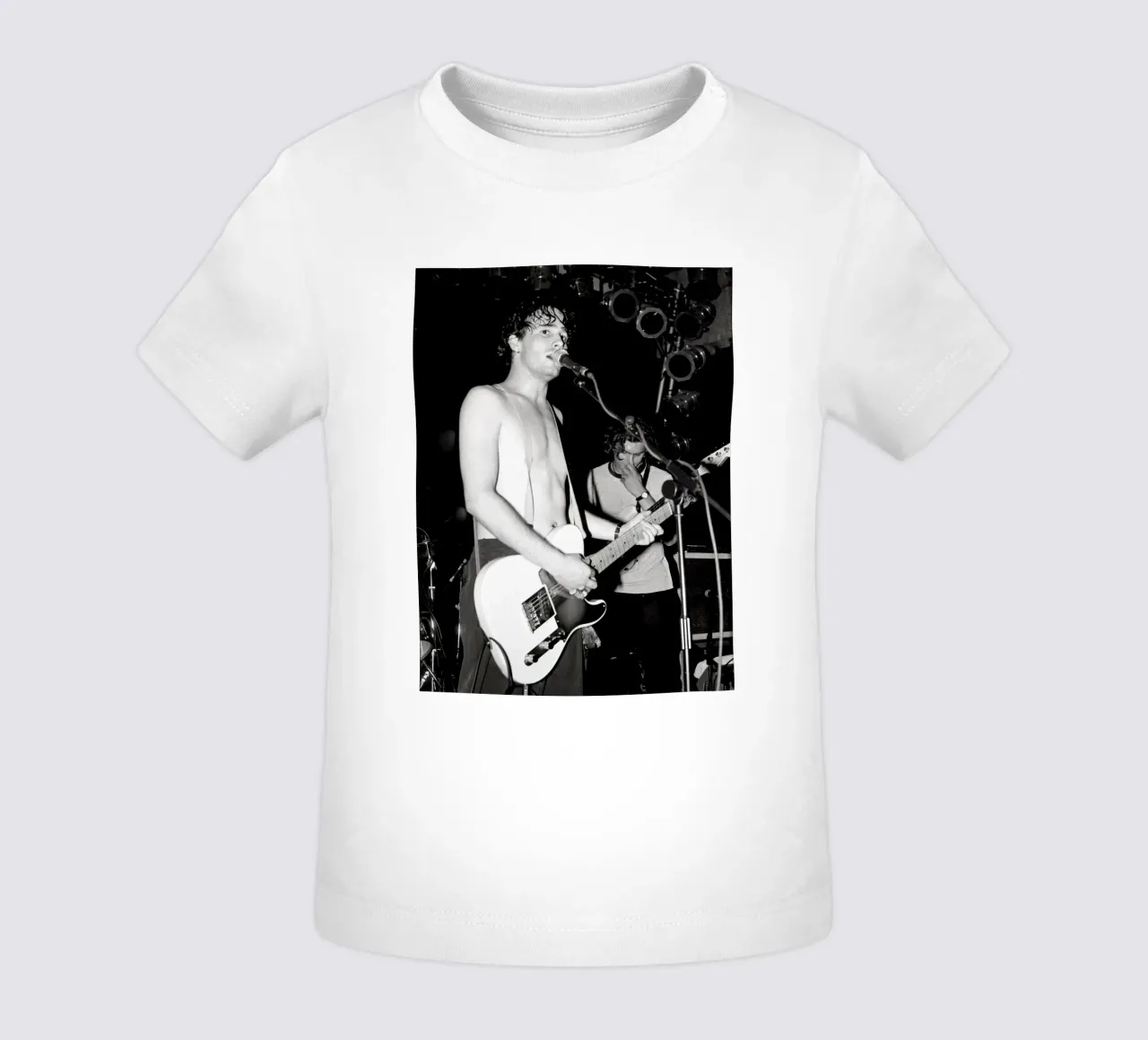 Concerto vintage in bianco e nero di Jeff Buckley maglietta neonato da greskulargenama