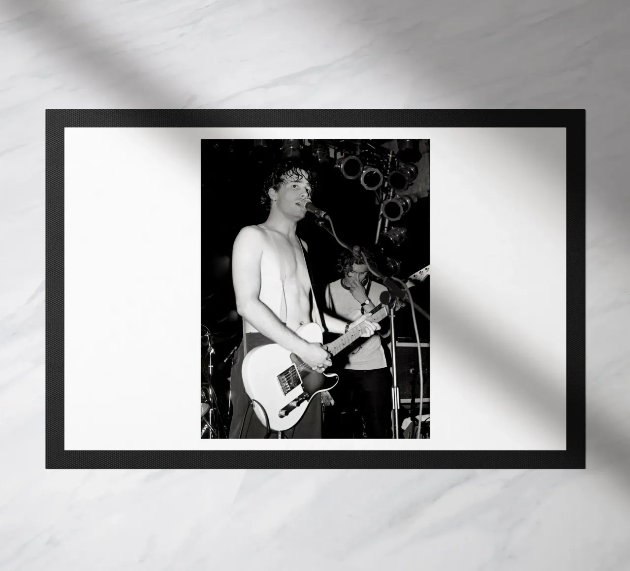 Concerto vintage in bianco e nero di Jeff Buckley zerbino da greskulargenama