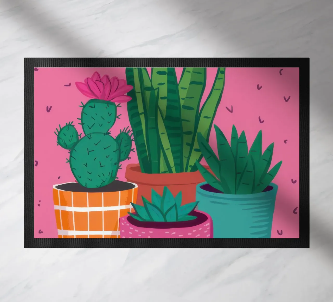 Duo di piante in vaso rosa zerbino da Pale Aura