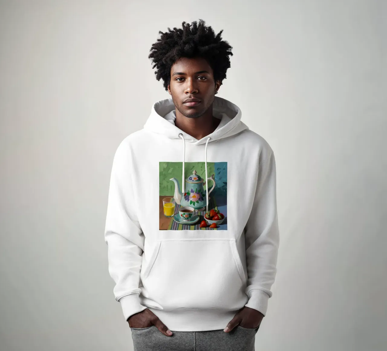 Tetera ornamentada Quietud sudadera con capucha de Haven Fantasy