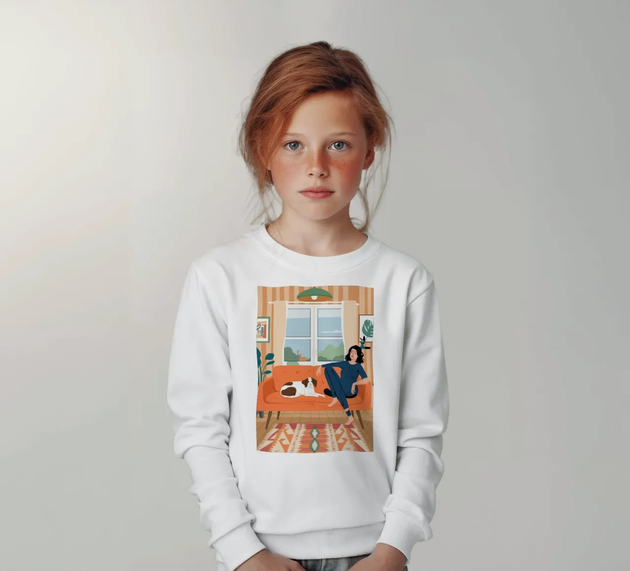 Sofa Cat Daydream felpa bambino da Marigold Tiga