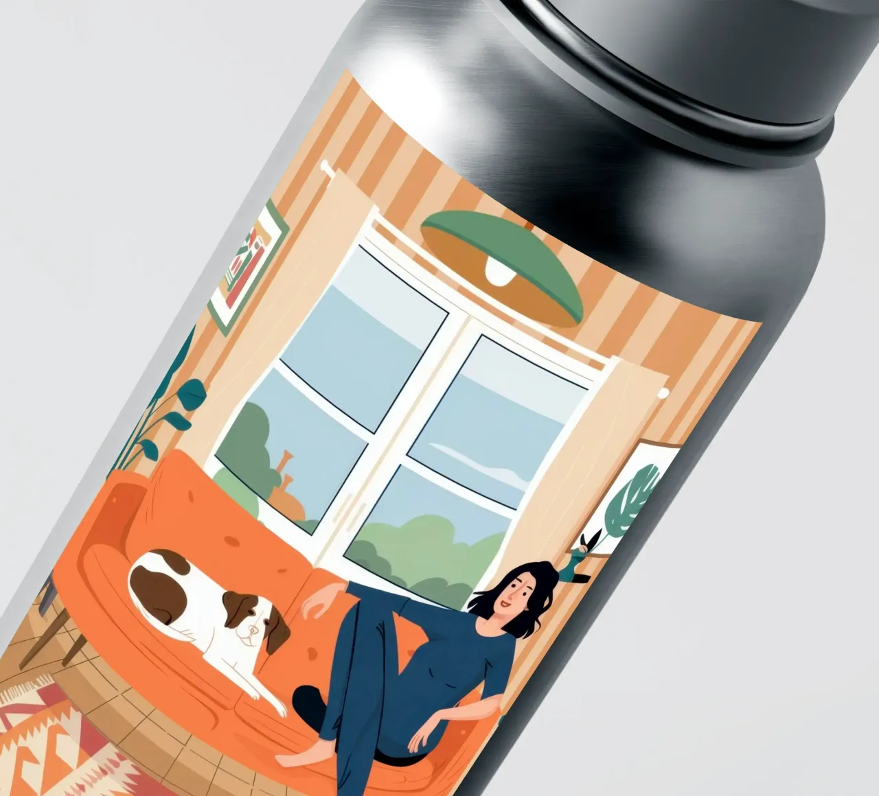 Sofa Katze Daydream Sticker von Marigold Tiga