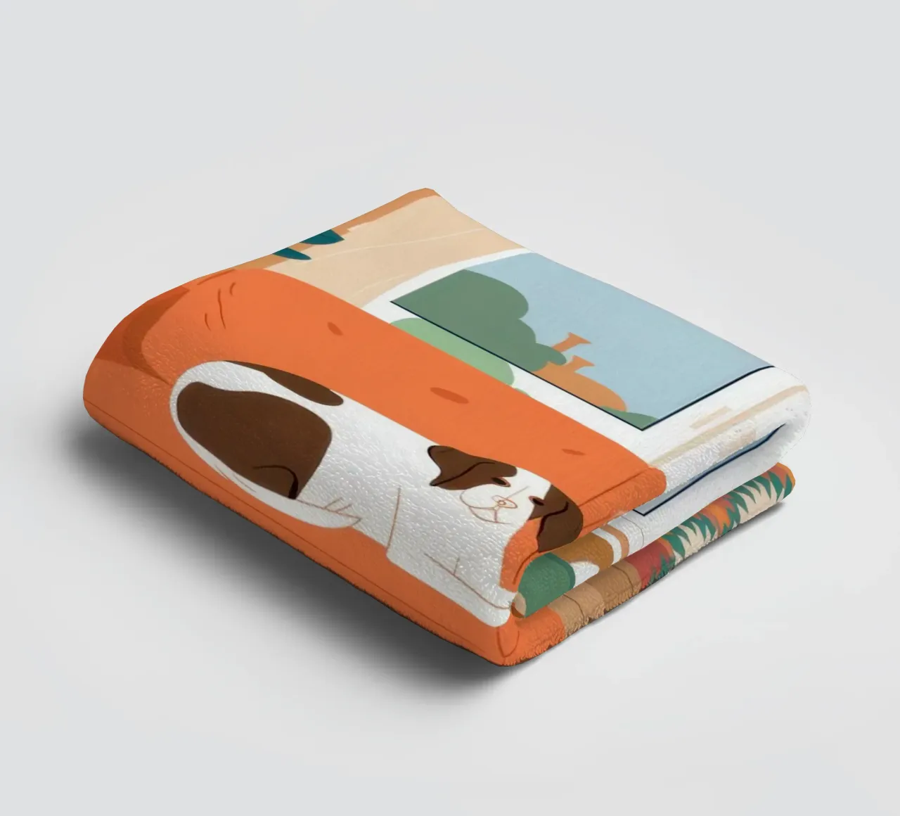 Sofa Cat Daydream asciugamano da bagno da Marigold Tiga