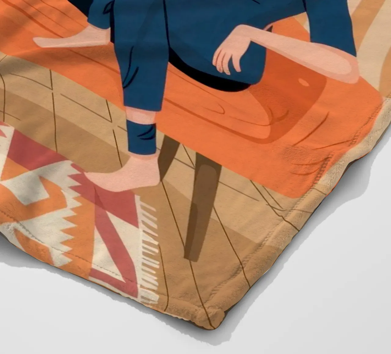 Sofa Cat Daydream coperta in pile da Marigold Tiga