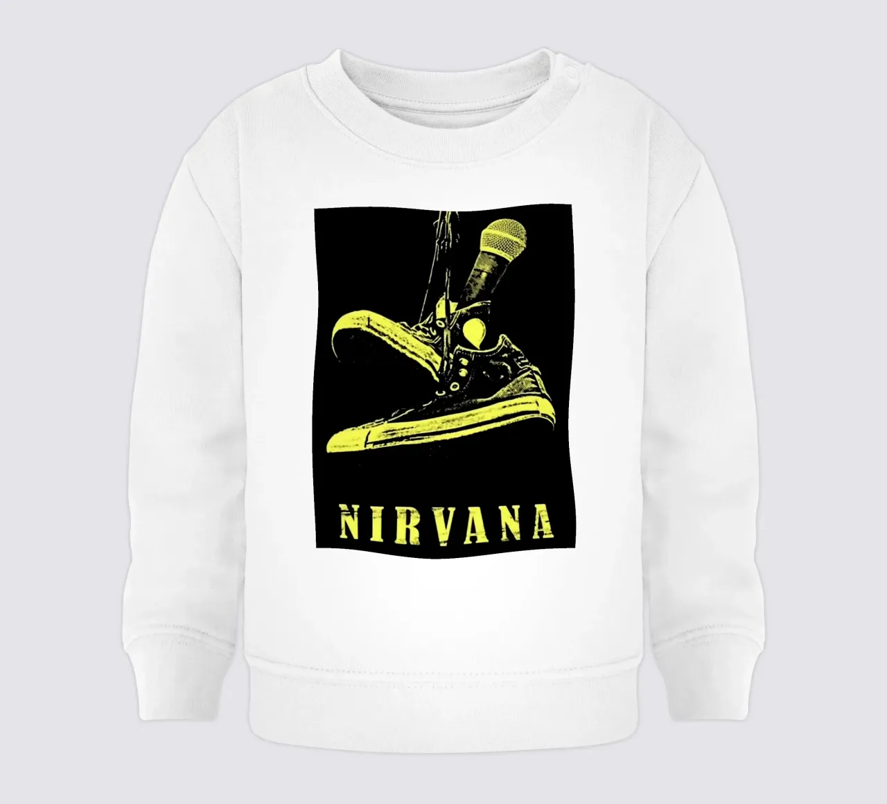 band dei nirvana felpa neonato da vanhesling