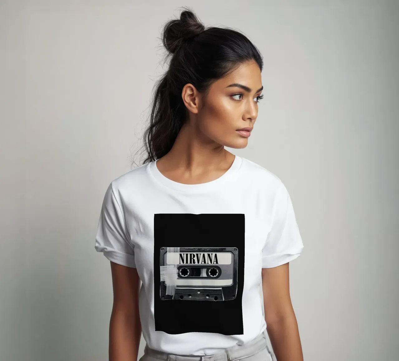 groupe nirvana t-shirt de vanhesling
