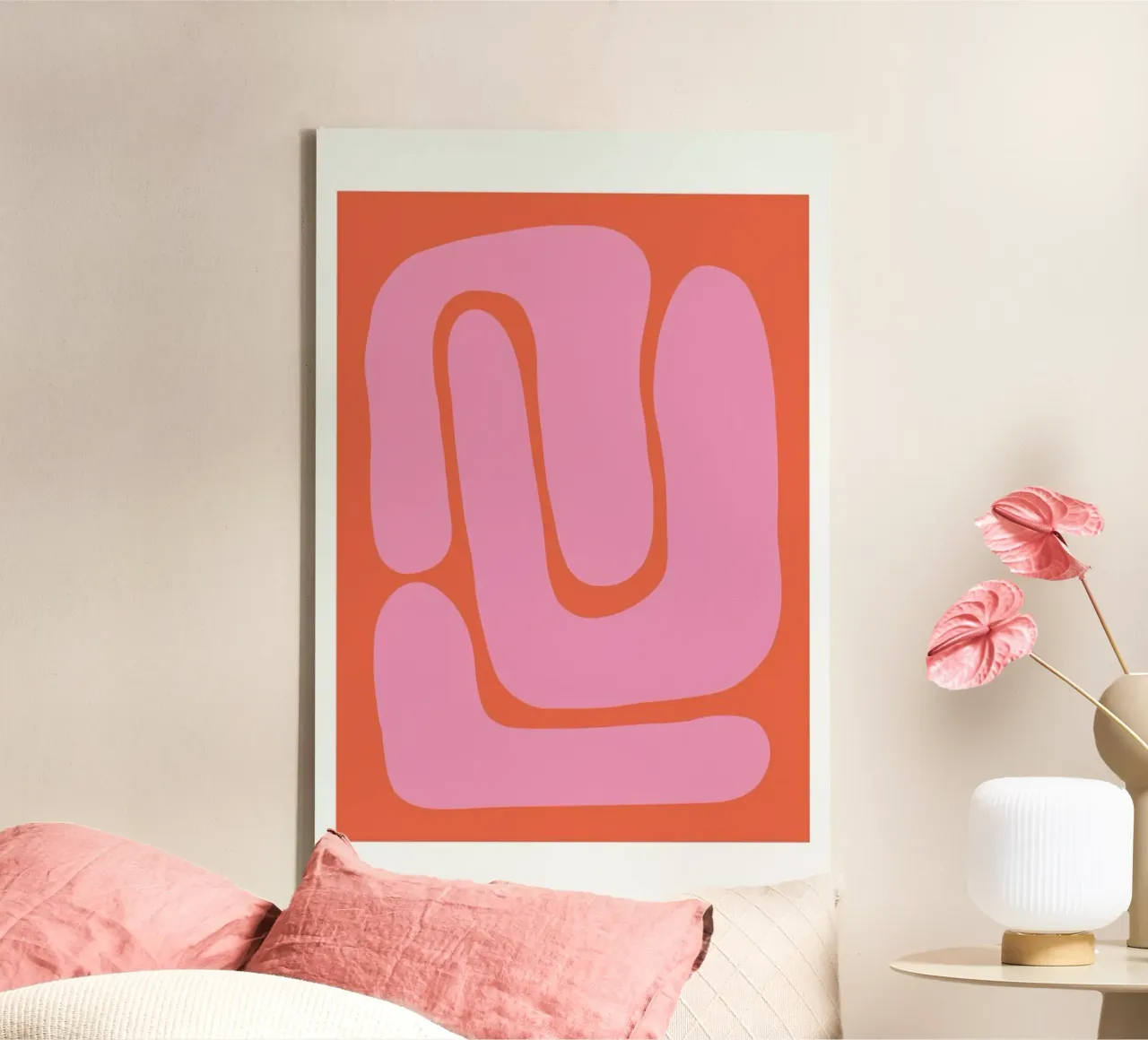 Two Colors 1 toile de Mottos by Sinan Saydik