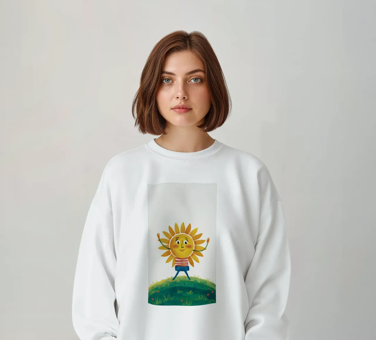 Collina del sole che sorride felpa da Pale Aura