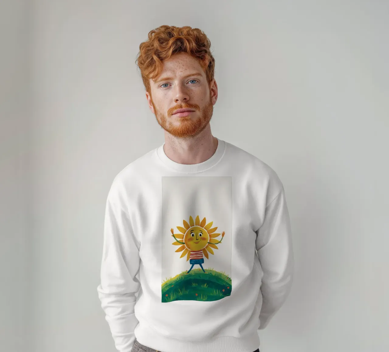 Collina del sole che sorride felpa da Pale Aura