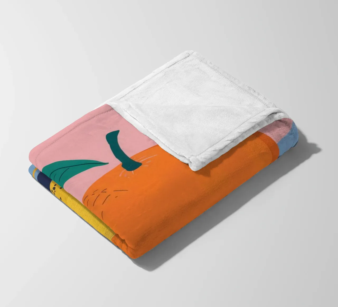 Orange und Zitrone Light Fleecedecke von Haven Fantasy